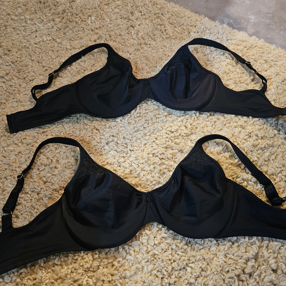 Bali Classic Black Full-Coverage Bra